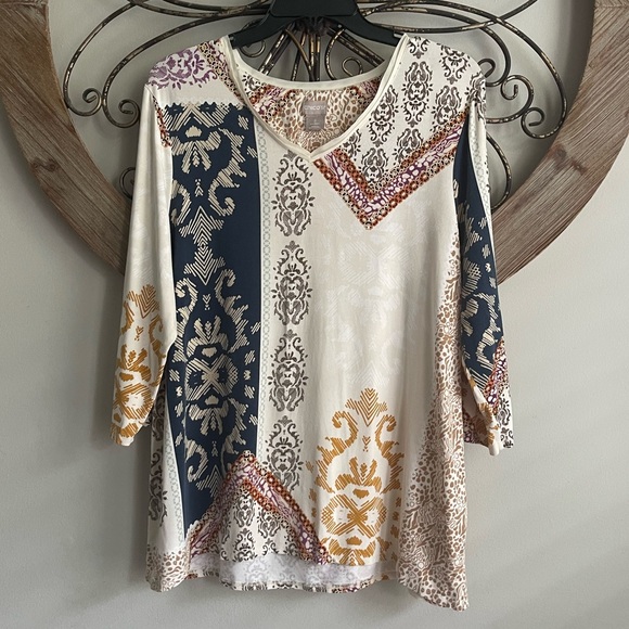Chico’s Tunic Top - Picture 1 of 6